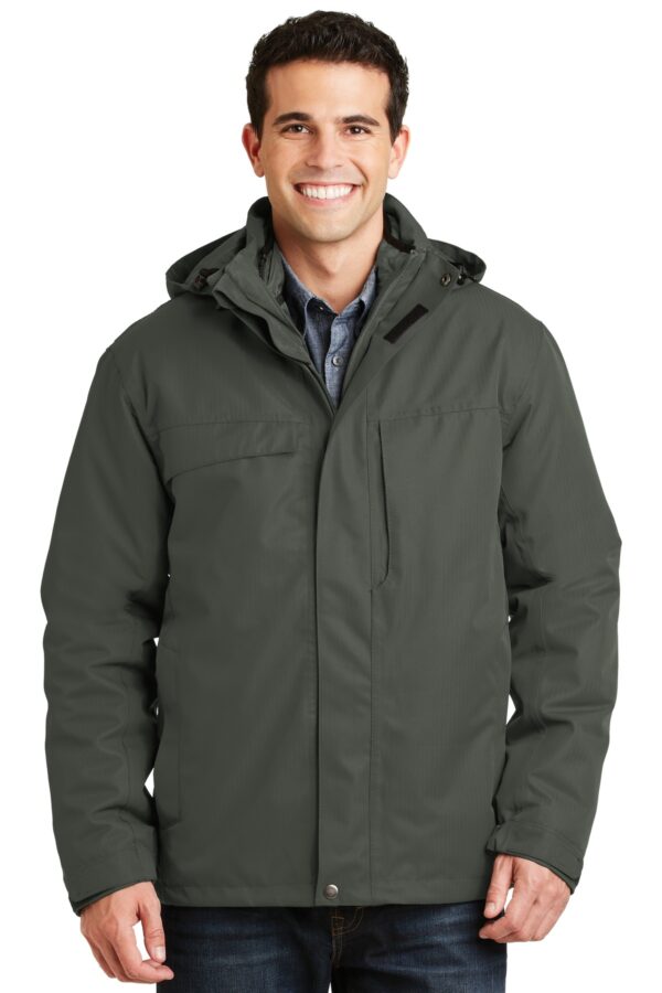 Port Authority Herringbone 3-in-1 Parka. J302 - Image 3