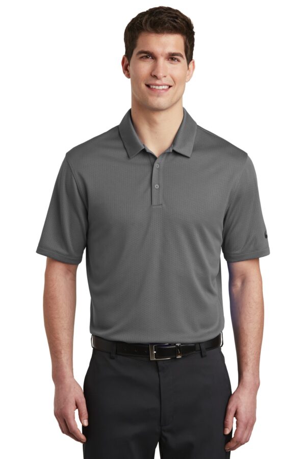 Nike Dri-FIT Hex Textured Polo. NKAH6266 - Image 4