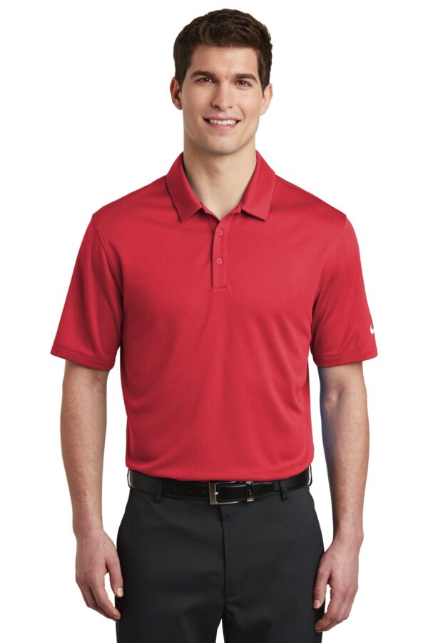 Nike Dri-FIT Hex Textured Polo. NKAH6266 - Image 6
