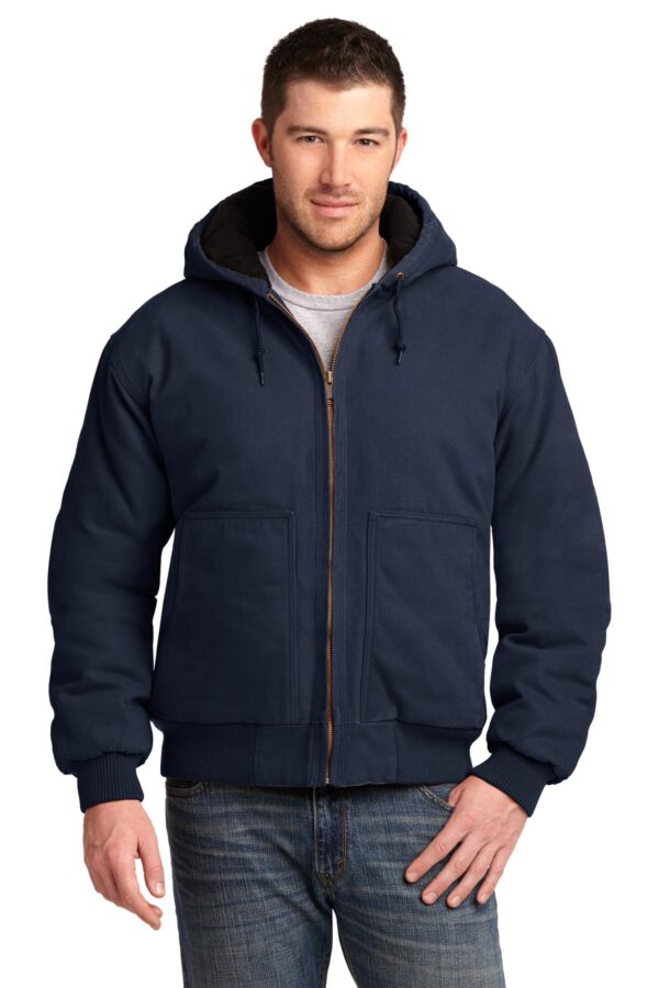 CornerStone Washed Duck Cloth Insulated Hooded Work Jacket. CSJ41 - Image 2502
