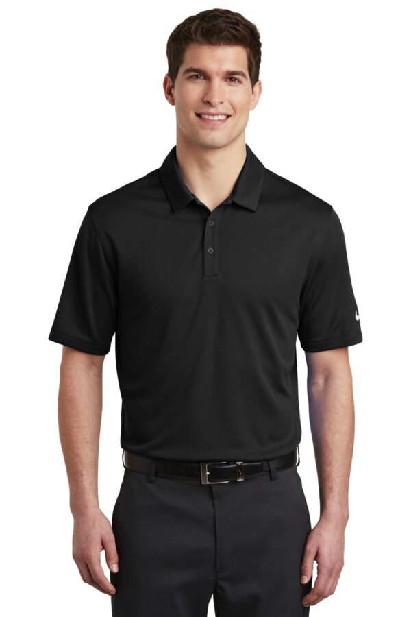 Nike Dri-FIT Hex Textured Polo. NKAH6266 - Image 2961